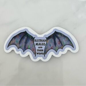 5/$10 Waterproof Vinyl Stickers ACOTAR ILLYRIAN MALES AND THER WINGS